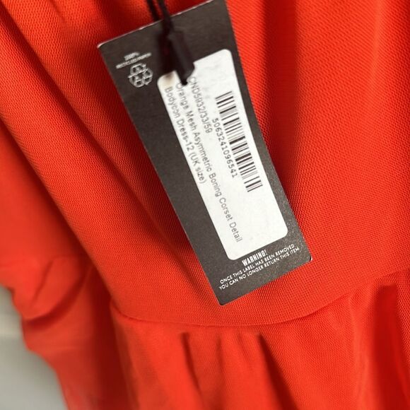 Mesh Corset Detail Bodycon Dress - Picture 6 of 9